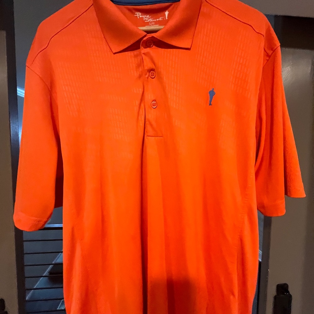 Ping Men's Orange Polo Shirt